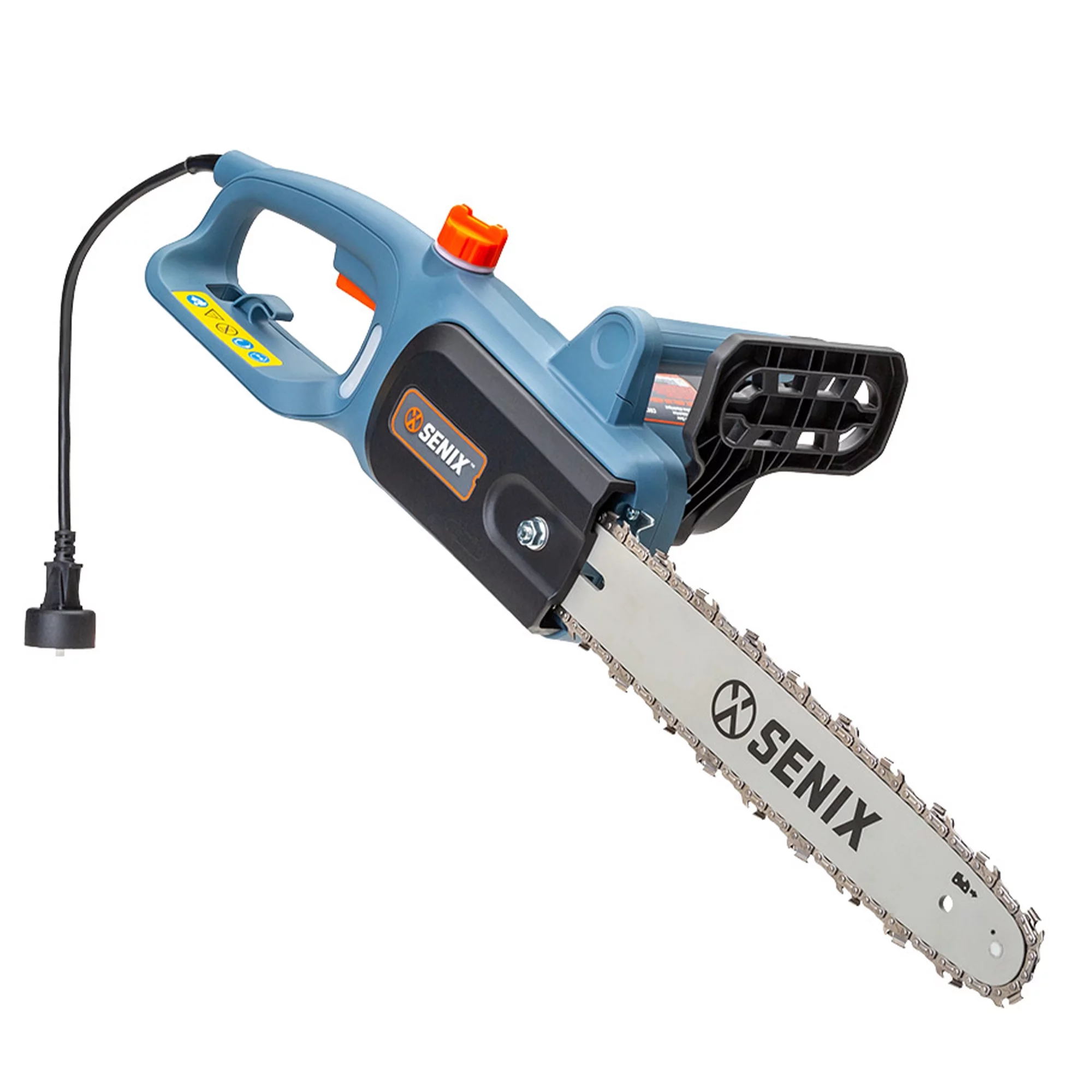 SENIX 10 Amp Electric Corded Chainsaw, 14-Inch Bar and Chain, CSE10-L
