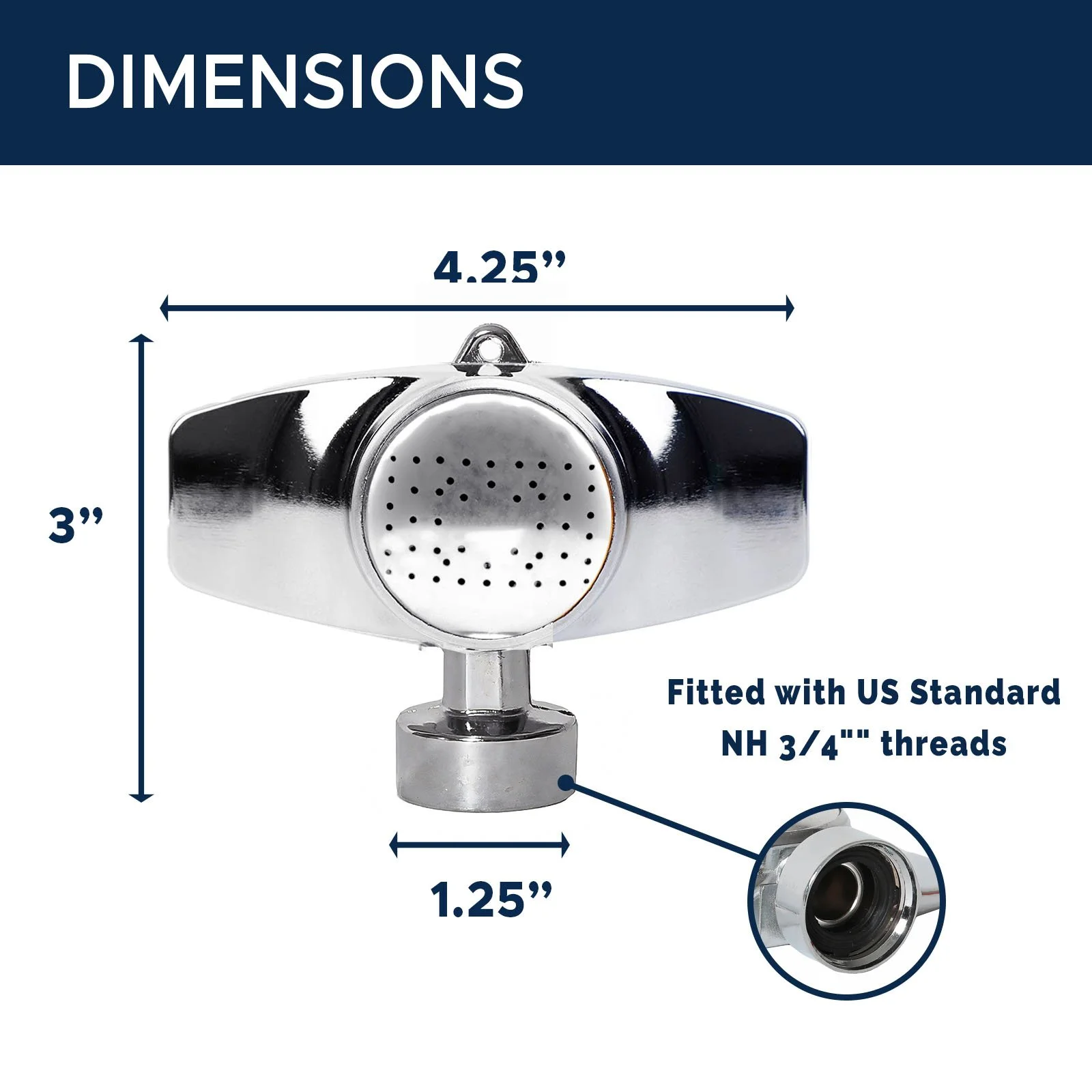 Morvat Metal Garden Sprinkler with Gentle Water Flow up to 30FT, 2 Pack