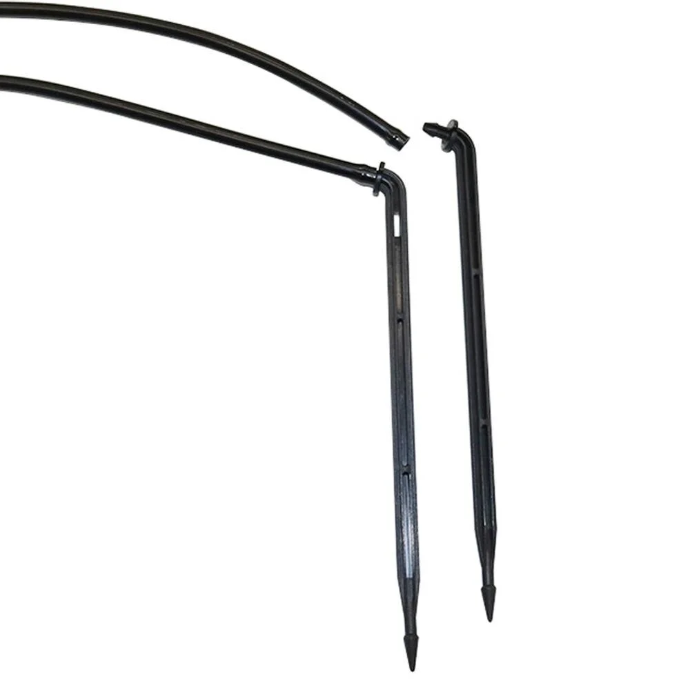 4-Way Curved Arrow Drip System 3/5mm Hose Drip Arrow Watering Kits with 2L/4L /8L Steady Flow Dripper Irrigation Device 20 Set