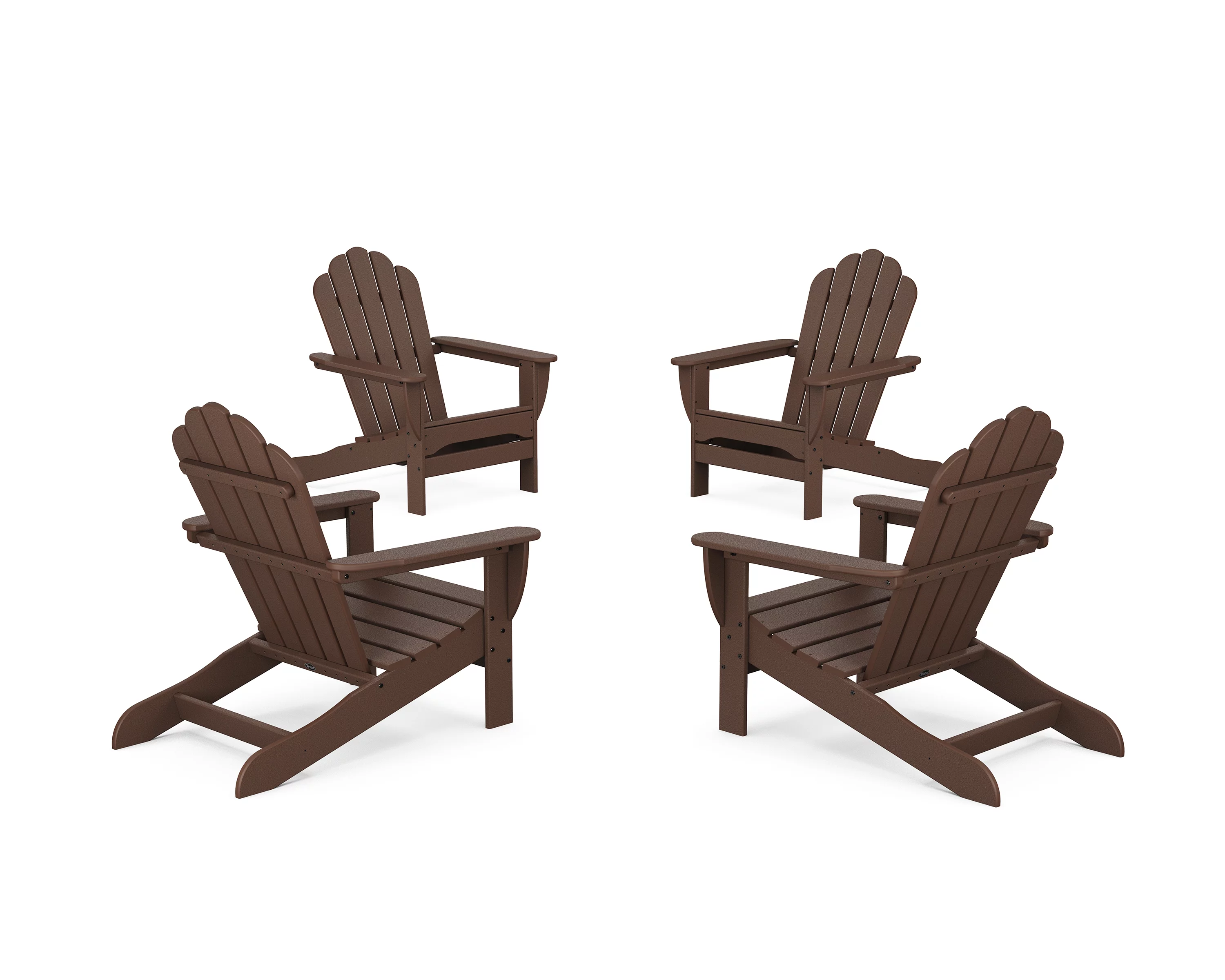 Trex® Outdoor Furniture™ 4-Piece Monterey Bay Oversized Adirondack Chair Conversation Set in Vintage Lantern