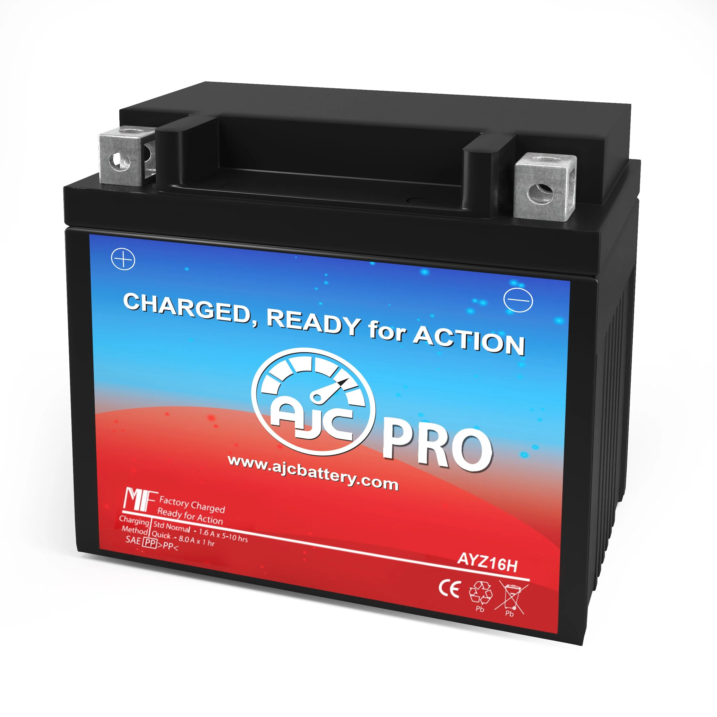 AJC Pro Battery Compatible with Husqvarna TE610E 610CC Motorcycle Replacement Battery (1998-2002)