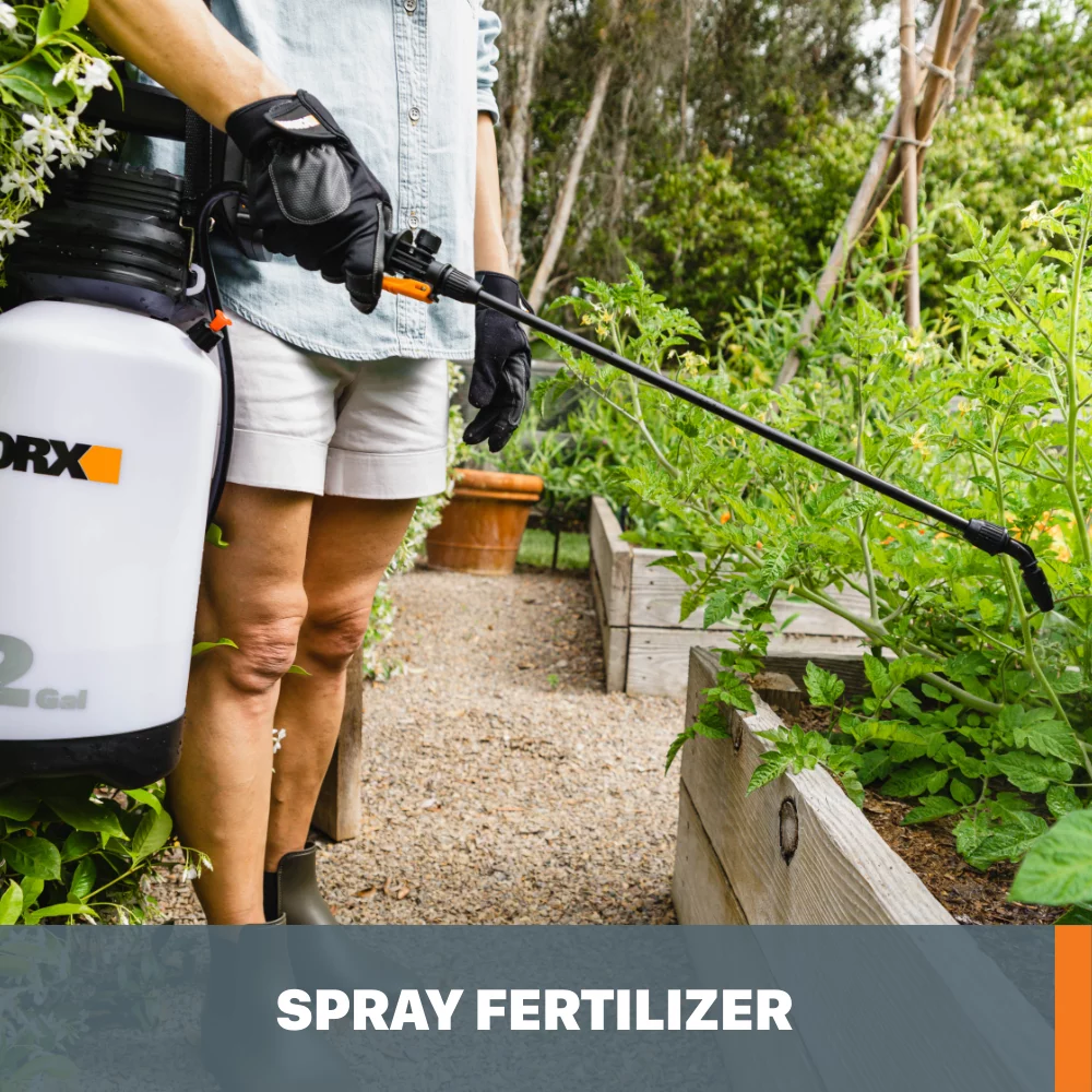Worx WG829 20V Power Share 2-Gallon Cordless Yard Sprayer (Battery and Charger Included)