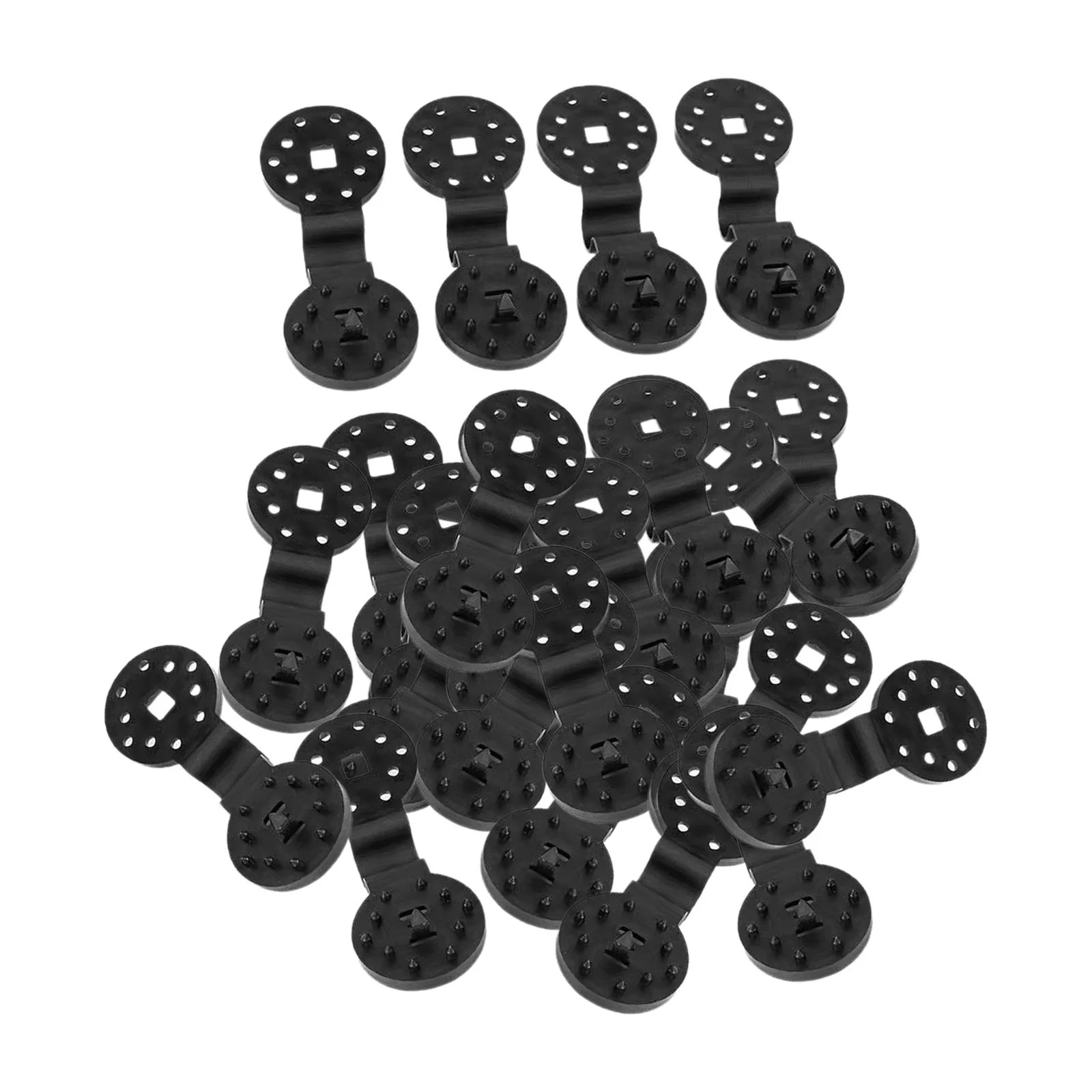 50Pcs Sunshade Net Fixing Clip Reusable for Agricultural Greenhouse Outdoor Black