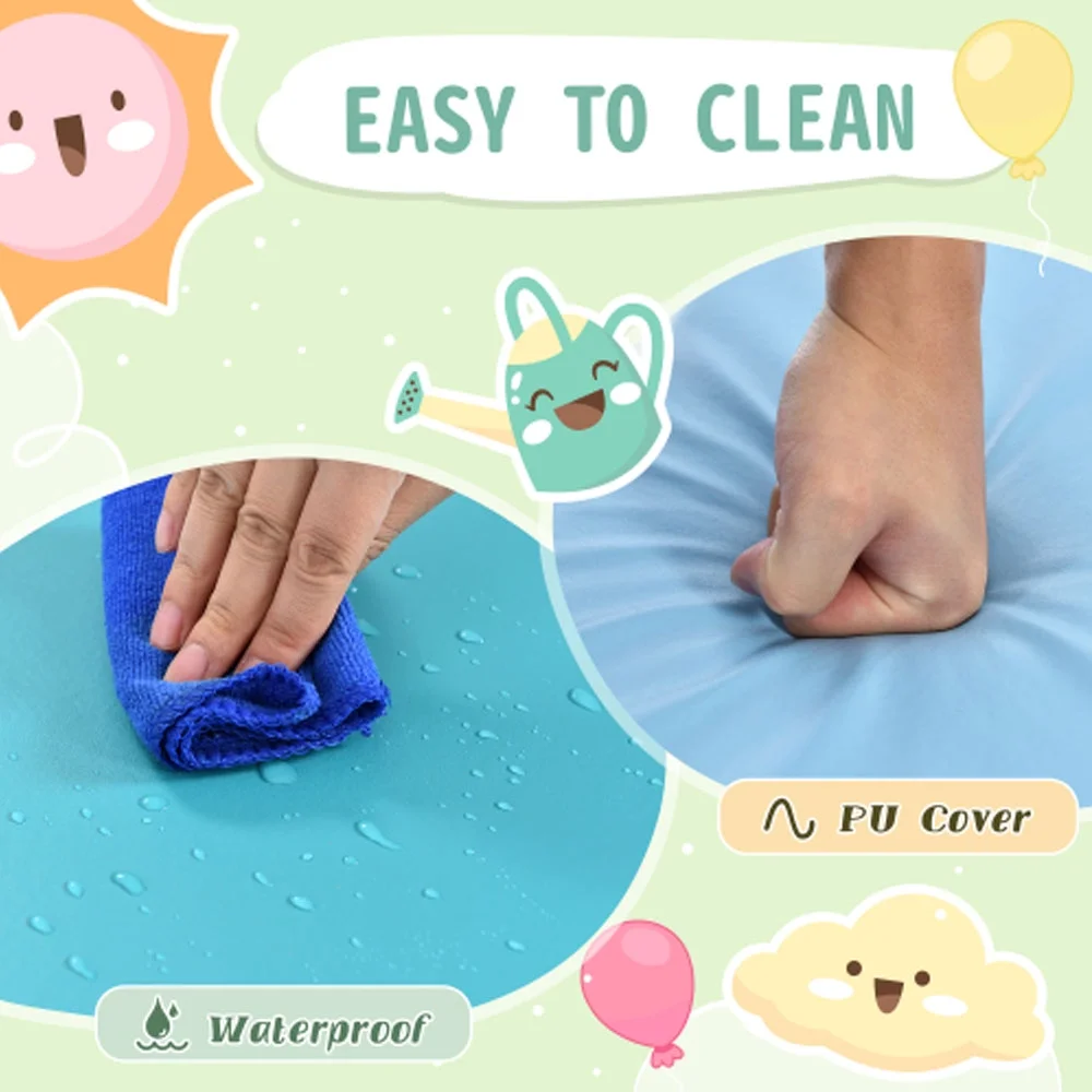 Soft Climb and Crawl Foam Playset 10 in 1, Safe Soft Foam Nugget Block