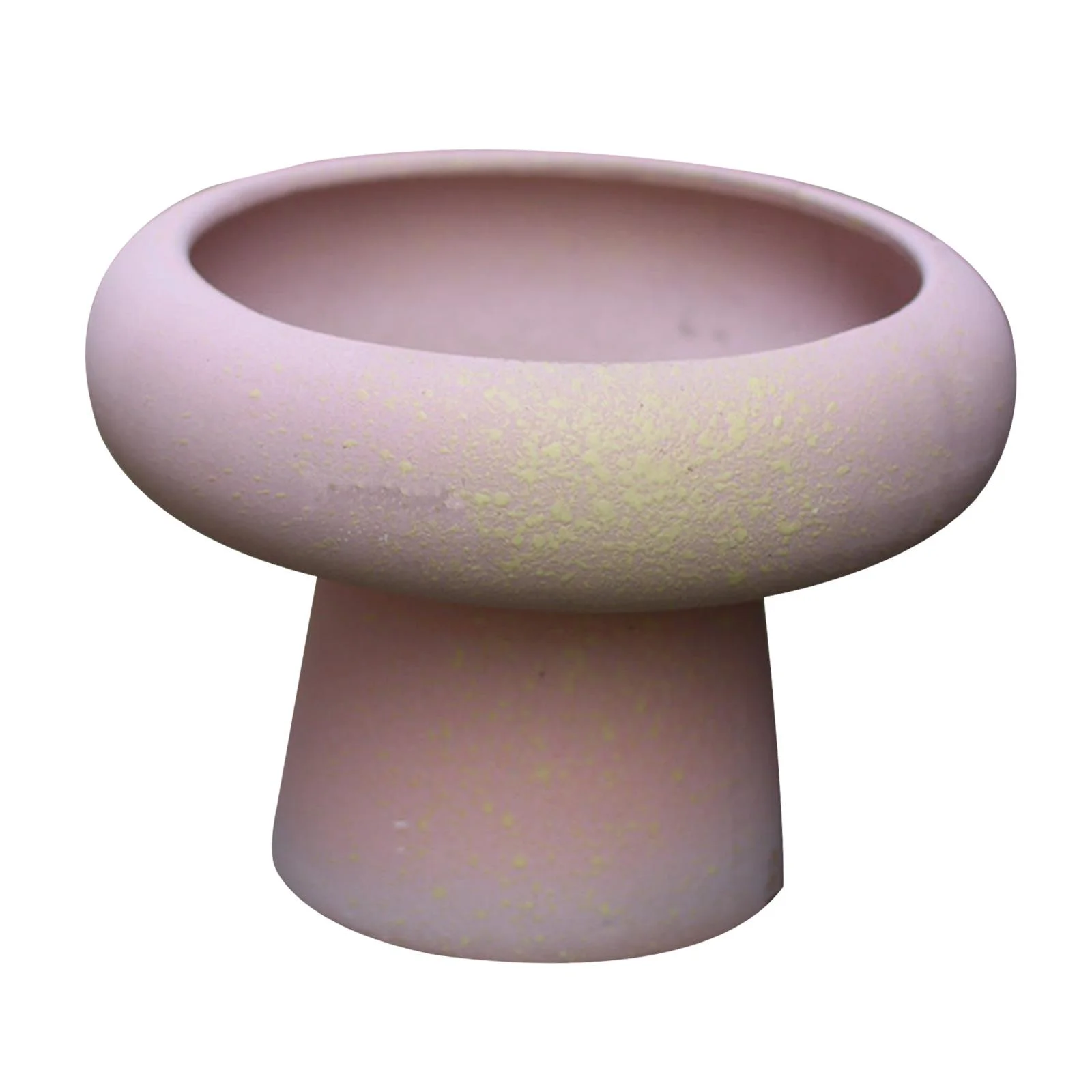 SunniMix Ceramic Flower Pot Creative Modern Simple Planter for Courtyard Yard Desktop Pink