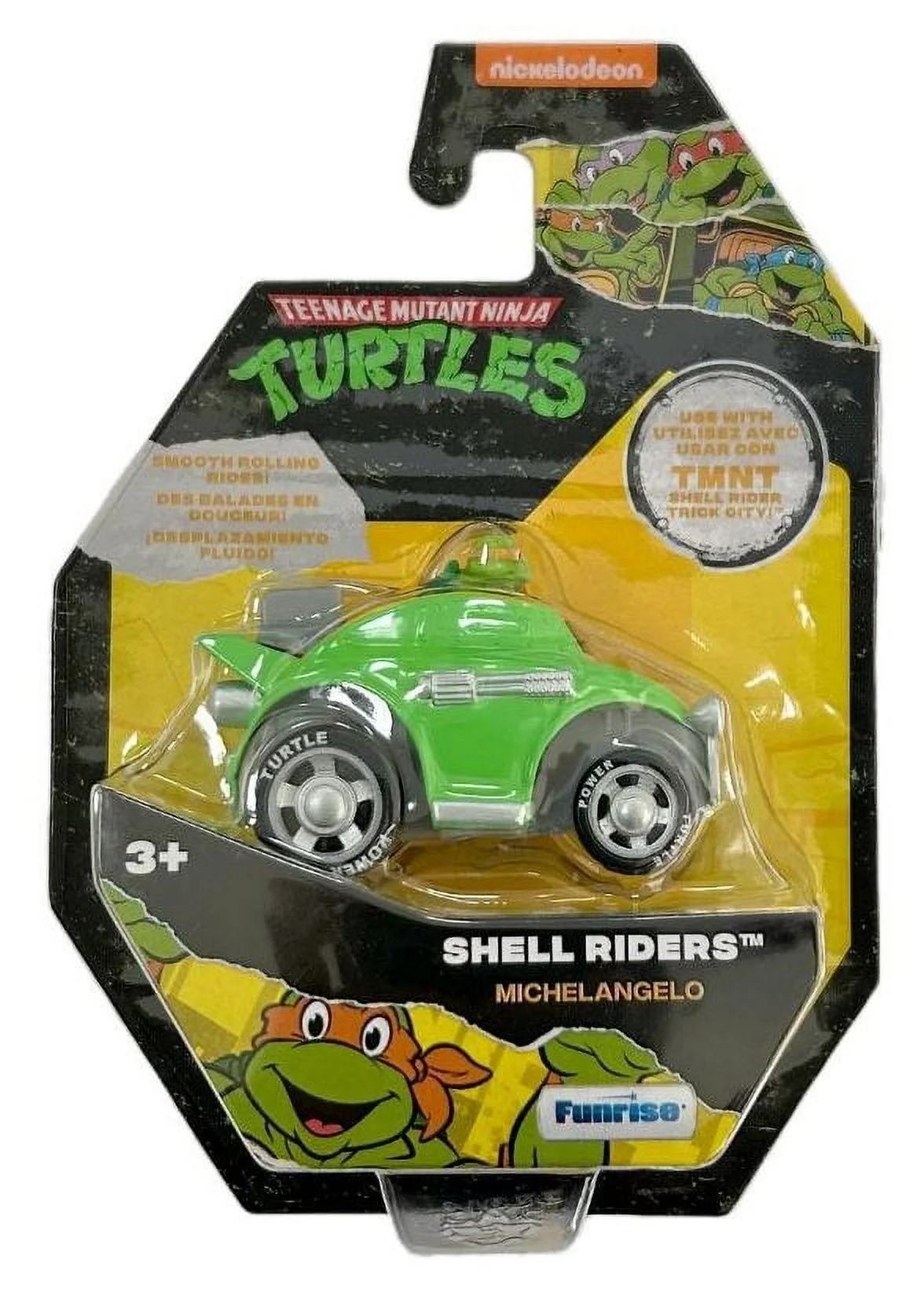 Nickelodeon Teenage Mutant Ninja Turtles Shell Riders Michelangelo Bug Diecast