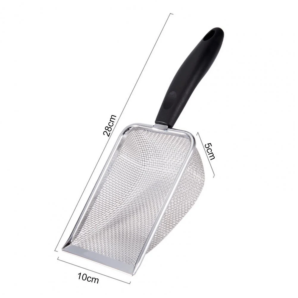 Small Holes Cat Litter Scooper Hanging Hole Beach Shovel Pet Cat Litter Tray Cleaning Supplies Sand Scoop