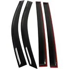 SINOCMP 4PCS Window Sun Rain Visors Wind Guard for 2008-2016 Chrysler Town & Country 2008-2018 Dodge Grand Caravan