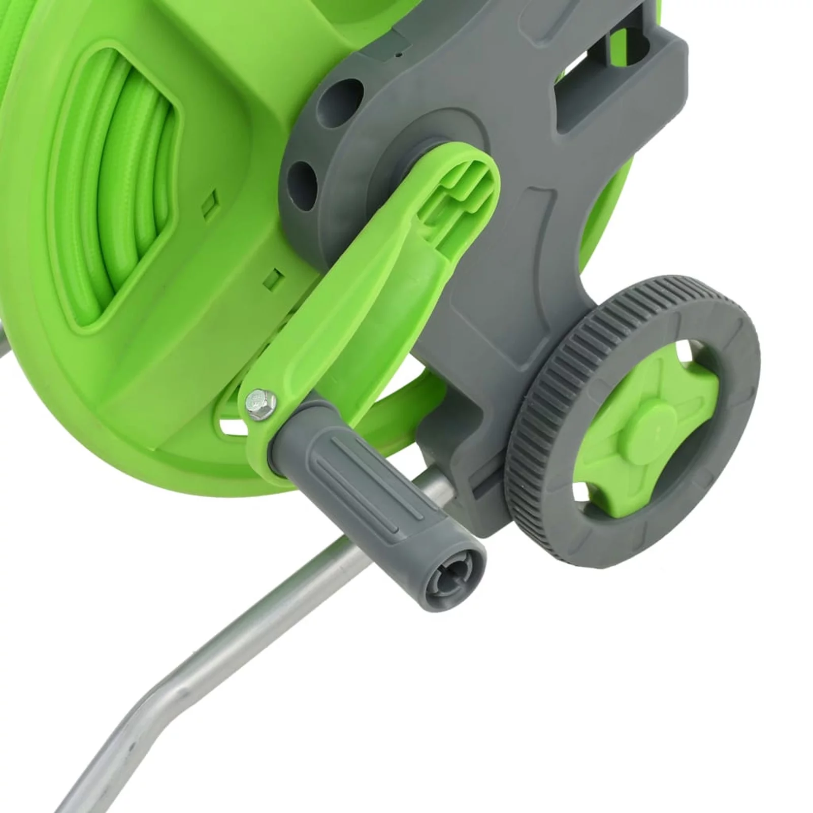 Carevas Water Hose Reel with Wheels 174.6'+6.6'