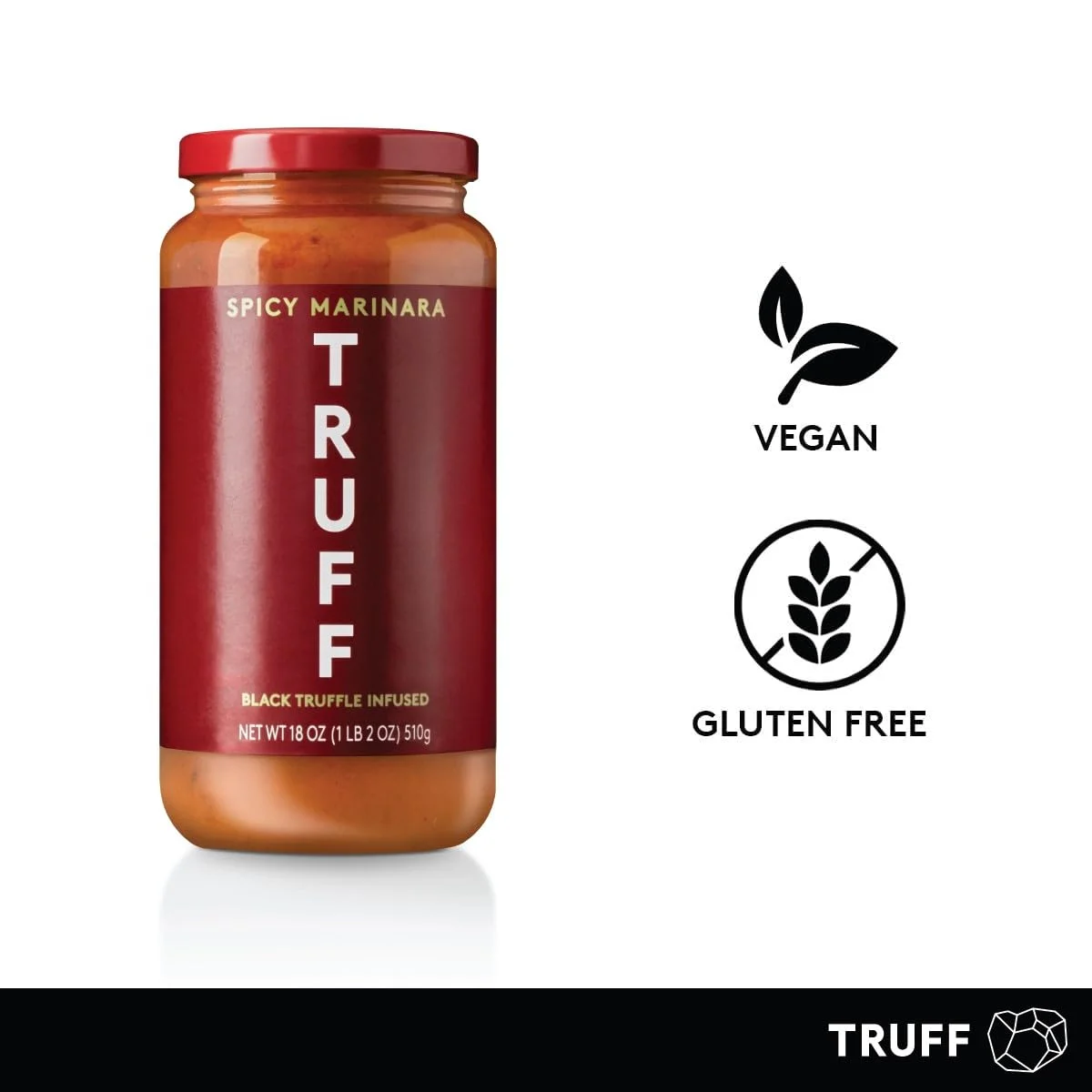 TRUFF Black Truffle Spicy Marinara Pasta Sauce