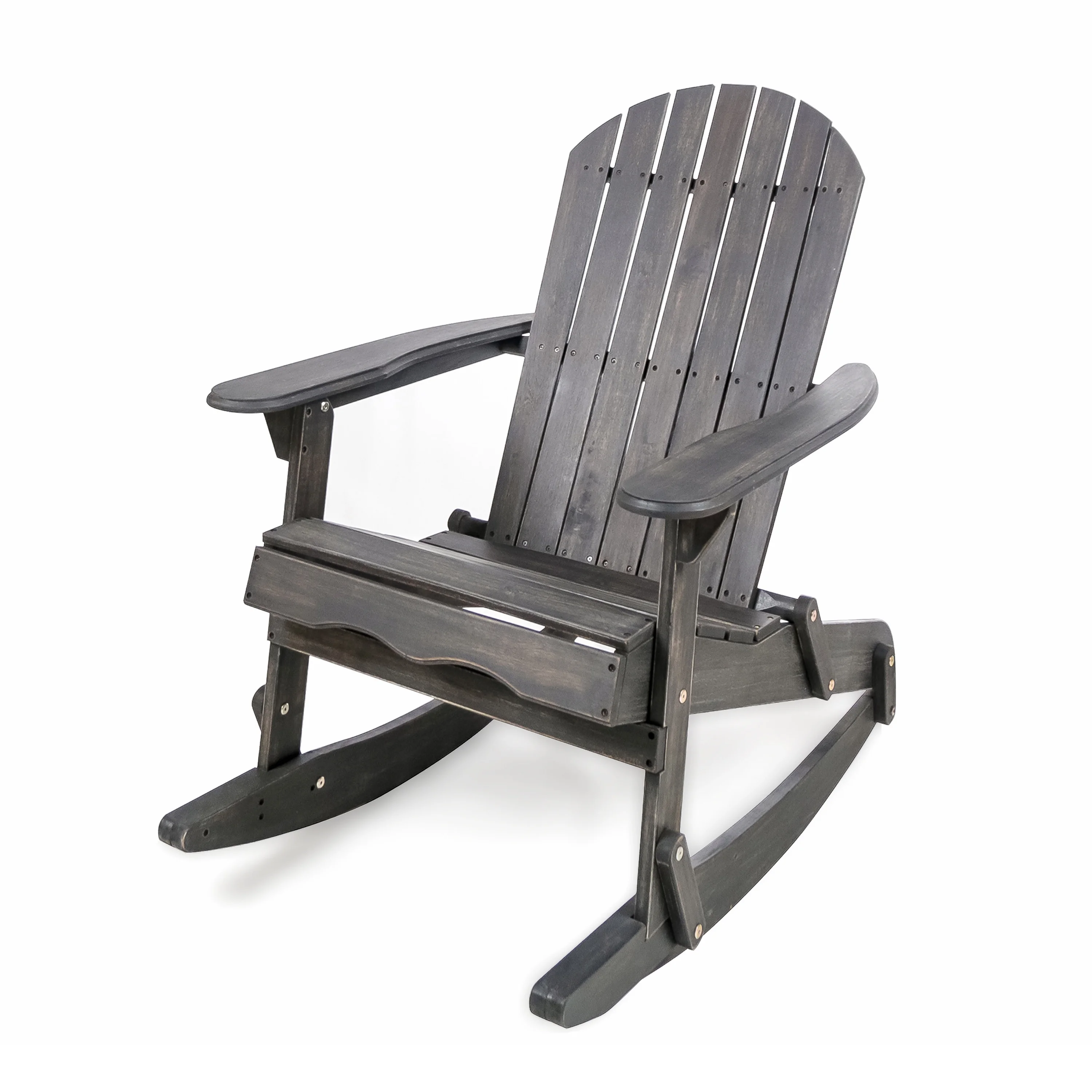 Outdoor Rocking Chair,Rocker Chair with Wide Back,Oversized Rocker Chair Look Like Real Wood, for Lawn, Porch, Backyard, Indoor and Garden