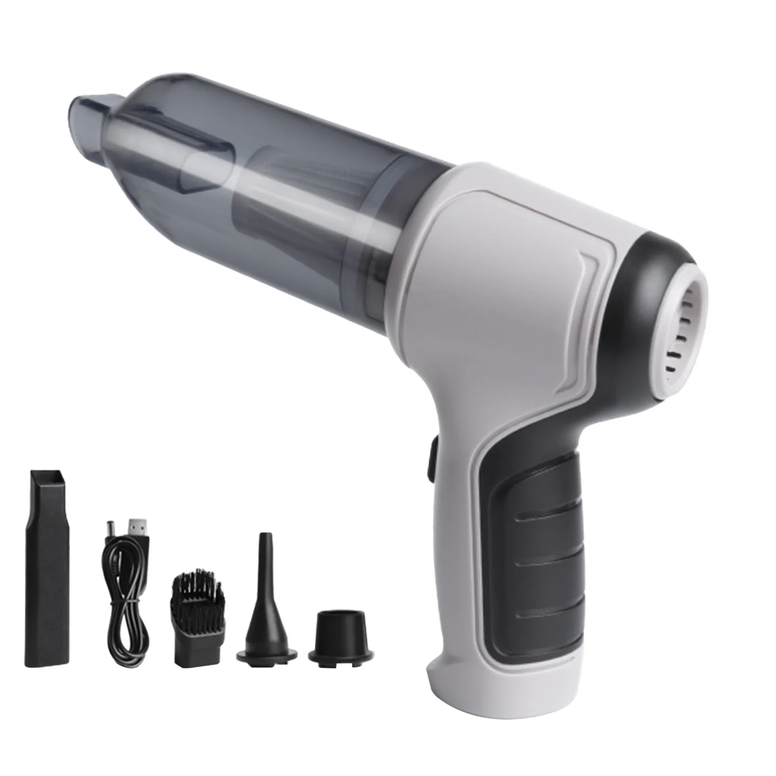 Dryer Vent Covers Vehicle Mounted Vacuum Cleaner Ultra Strong Blowing Suction AllIn One Machine Portable Wireless Charging Vacuum Cleaner For Car Interior And Brush Washing compatible with Machine