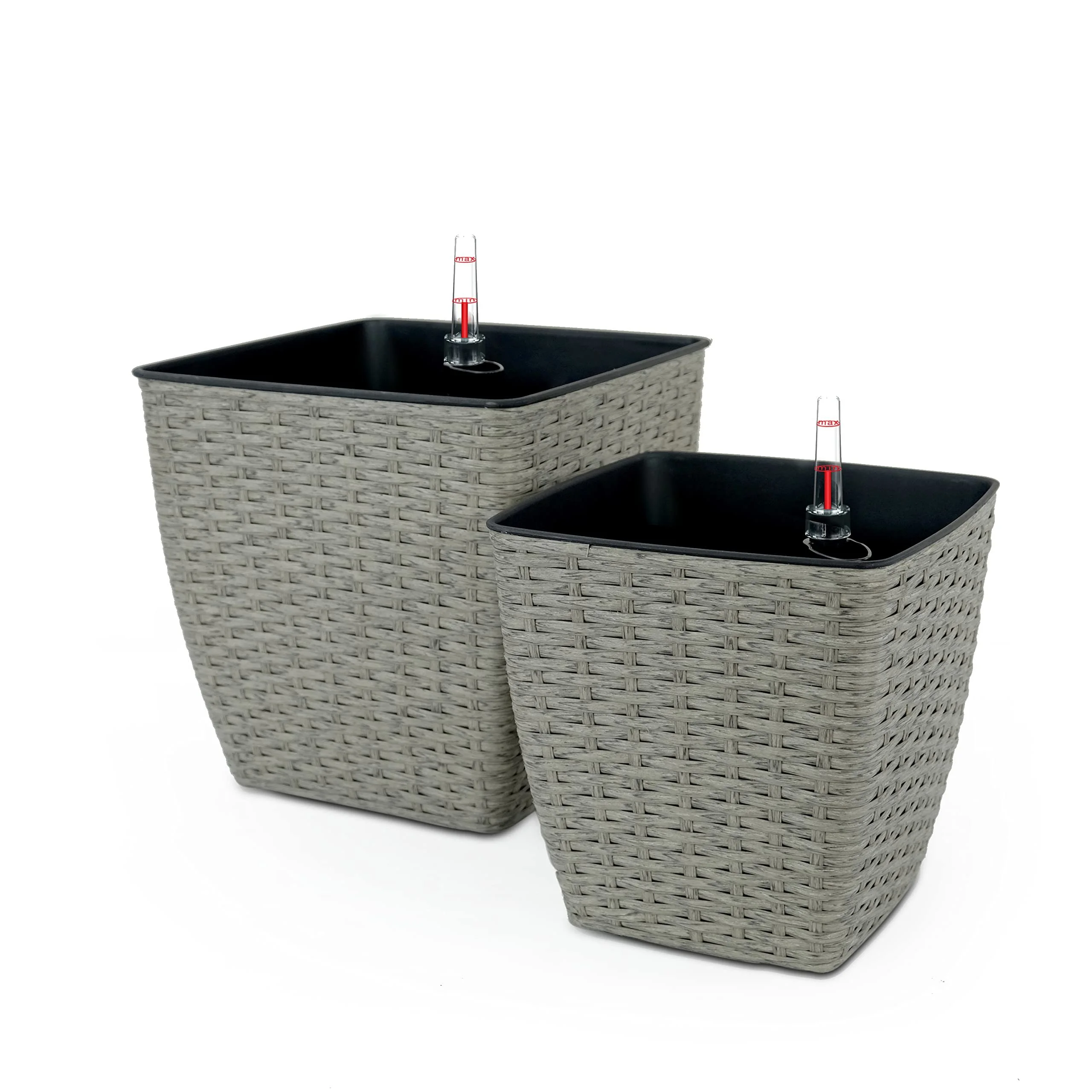 Eco-Friendly Self-Watering Planters - 2 Pack - 2-Pack - 6.0 - Elevate your plants with style and ease!
