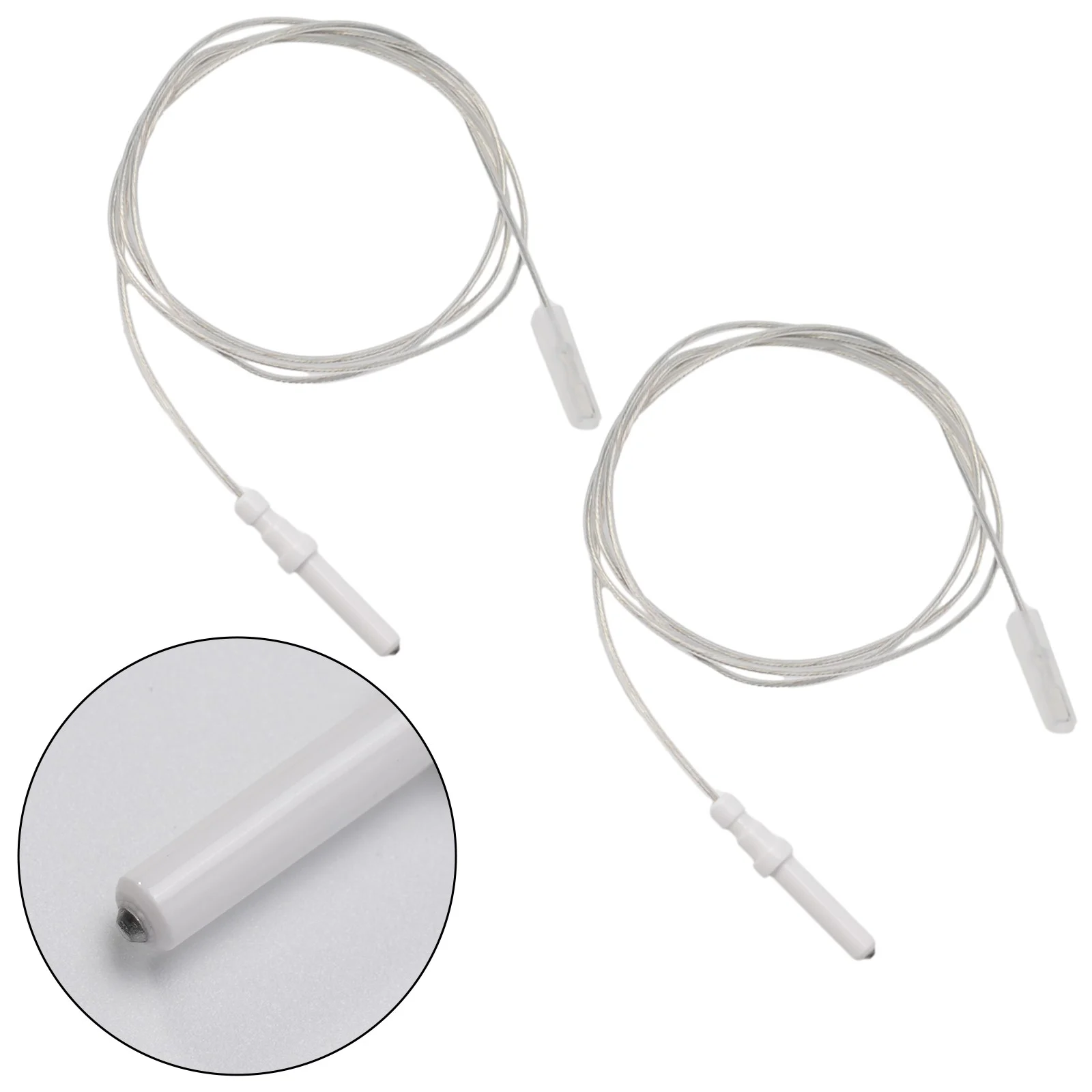 2pcs Gas Cooker Range Stove Part Ignition Electrode Plug 900mm Ignition Wire