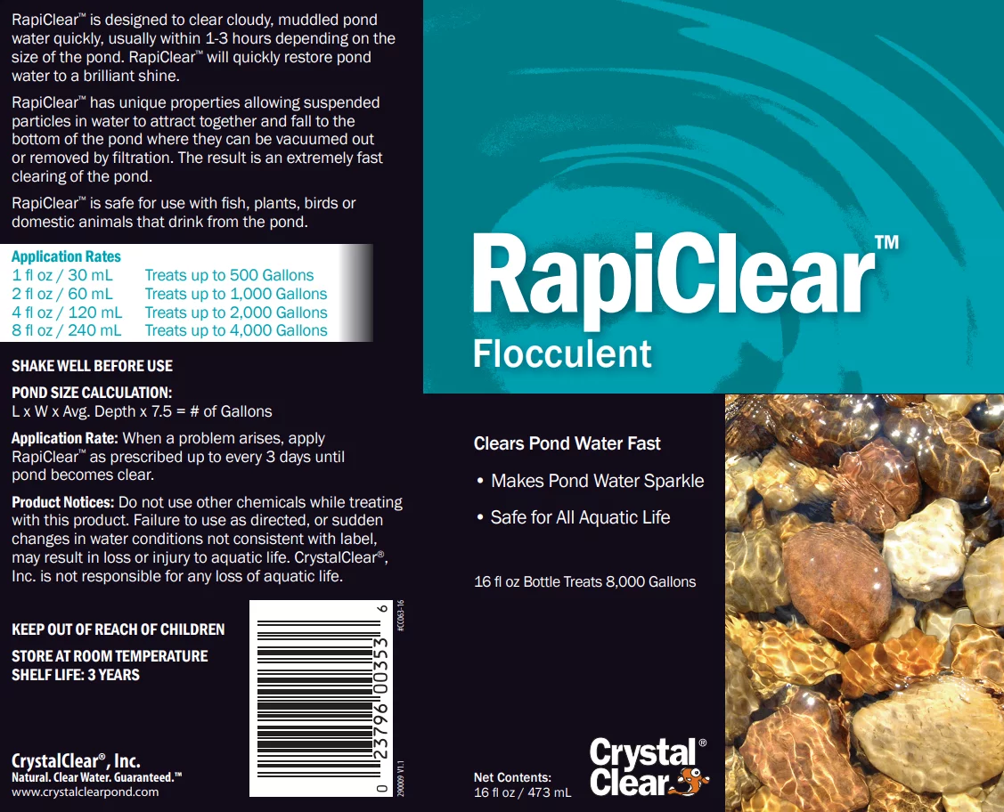 CrystalClear Rapiclear 16 oz