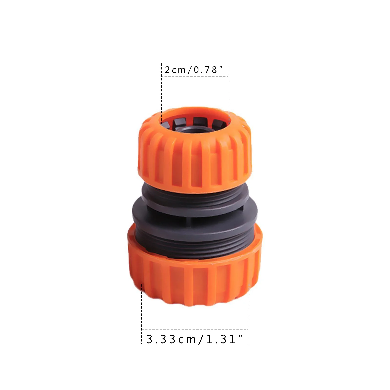 MVNSFEW Automatic Timer for Garden Hose 4PCS Garden Hose Connector Garden Quick Connector Water Tube Connector 6 Point To 10 Point Connector Suitable for ( 2cm 0.78”