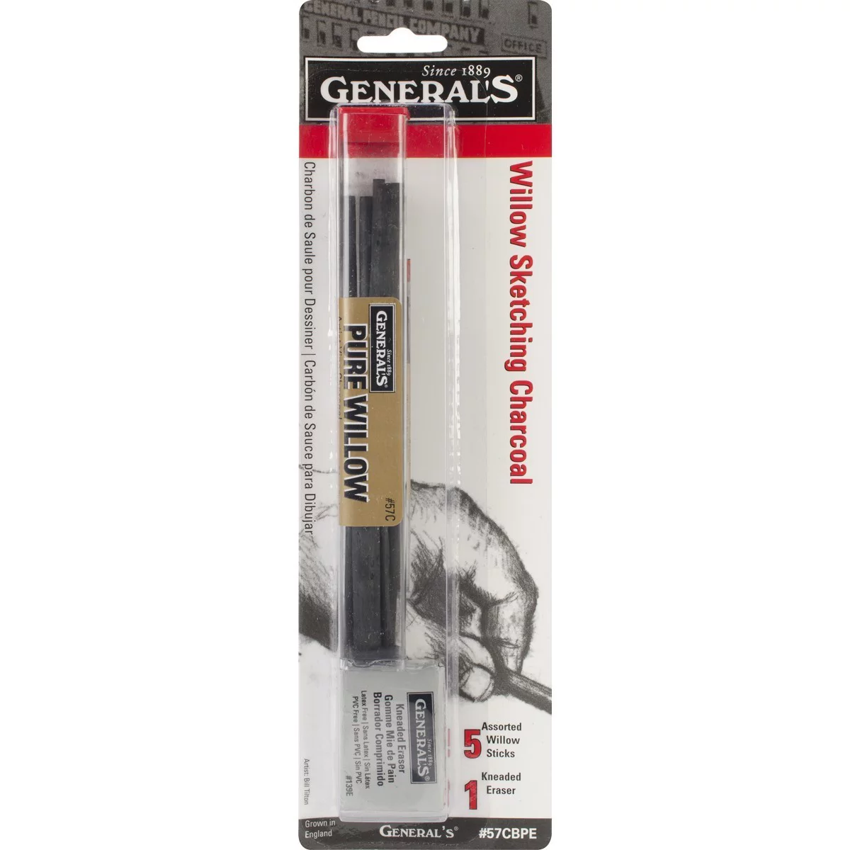General Pencil Willow Sketching Charcoal Set