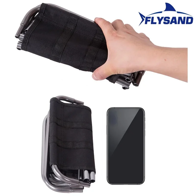 Folding Chair Outdoor Convenient Folding Picnic Camping Stool Mini  Fishing Chair Ultra-Light Aluminum Alloy