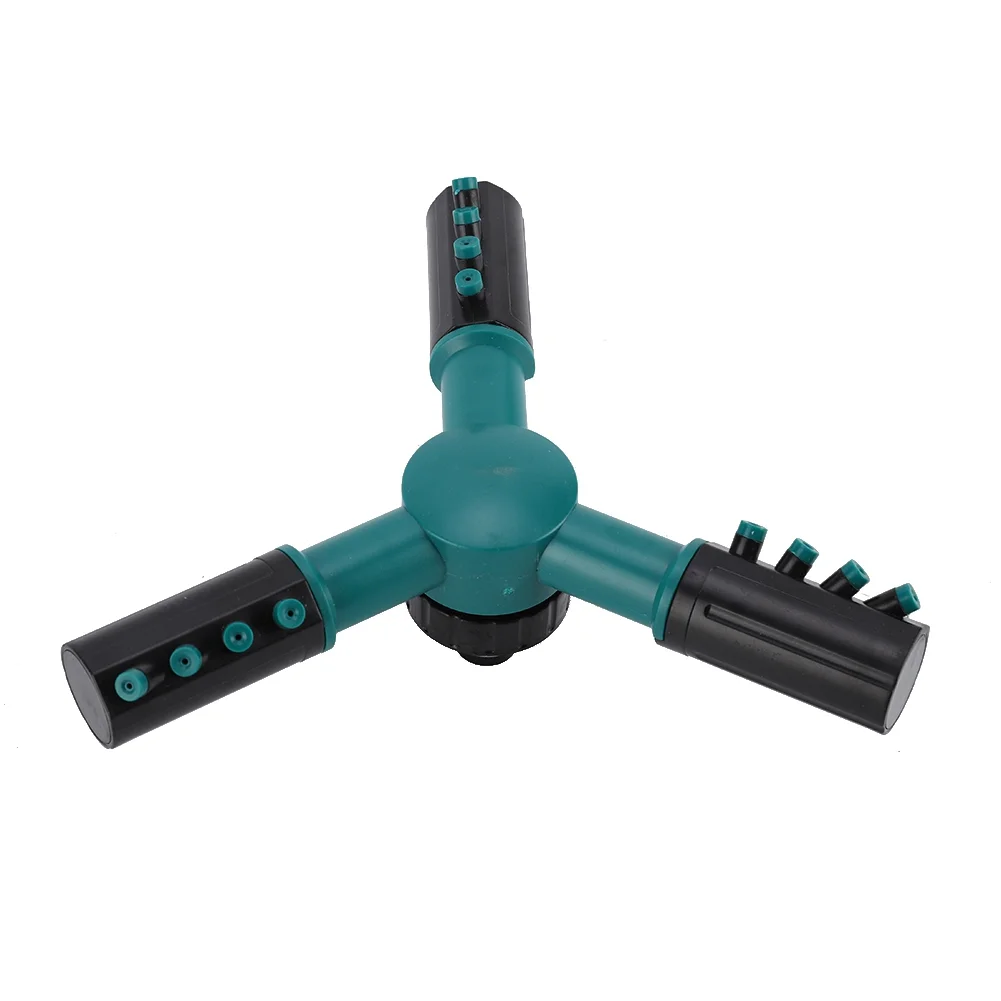 Three-Way Spray Head Multipurpose Three Way Spray Head 360 Degree Rotating Sprinkler Garden Irrigation (Dark Green) Three Way Spray Head 360 Degree Rotating Sprinkler Garden Irrigation (Dark Green)