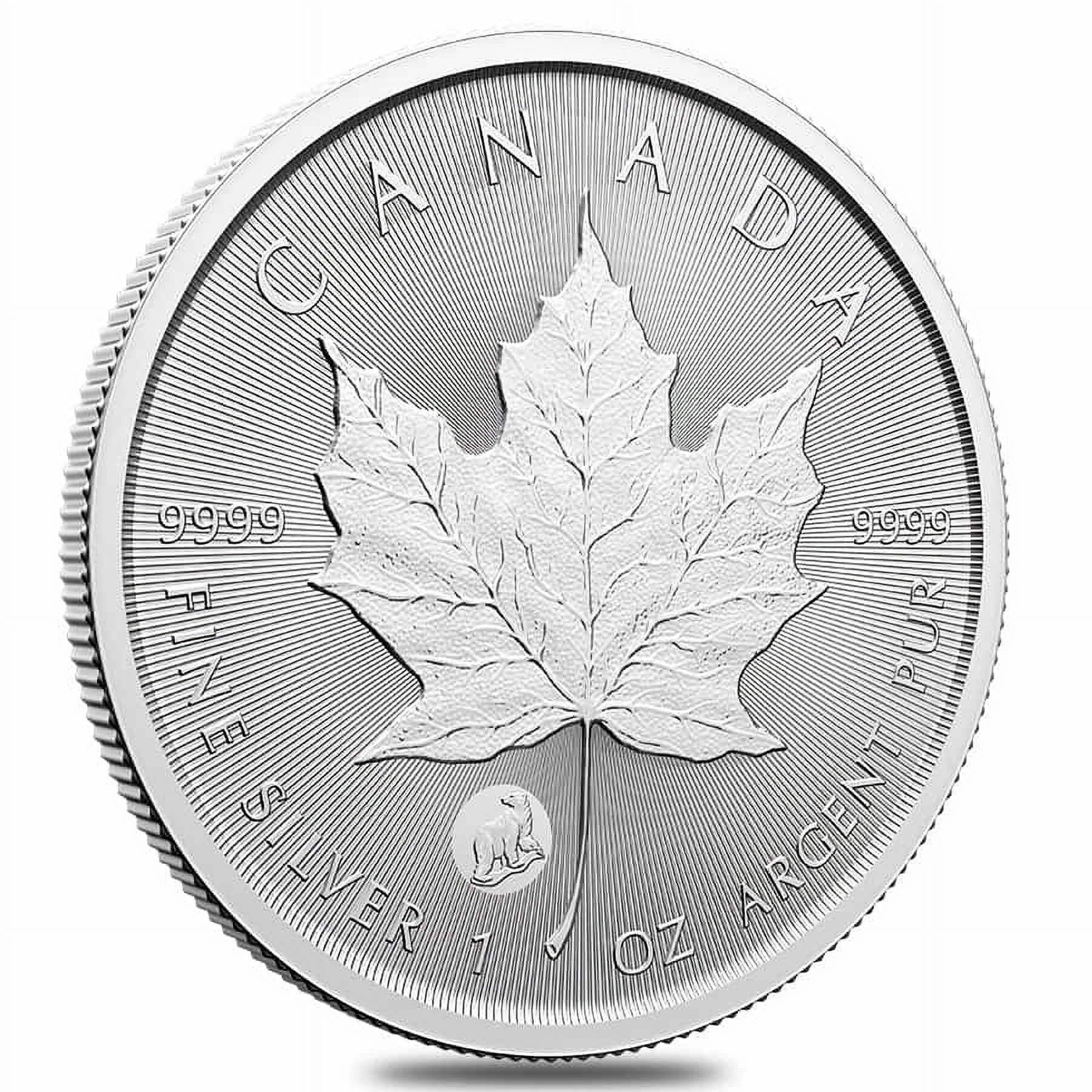 2024 Canada 1 oz Treasured Silver Maple Leaf Polar Bear Privy Coin First Strikes