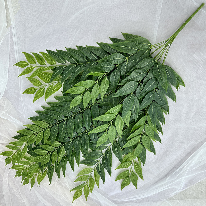 New Persian Silk Persian eucalyptus leaf wall hanging simulation plant silk printing pseudo leaves
