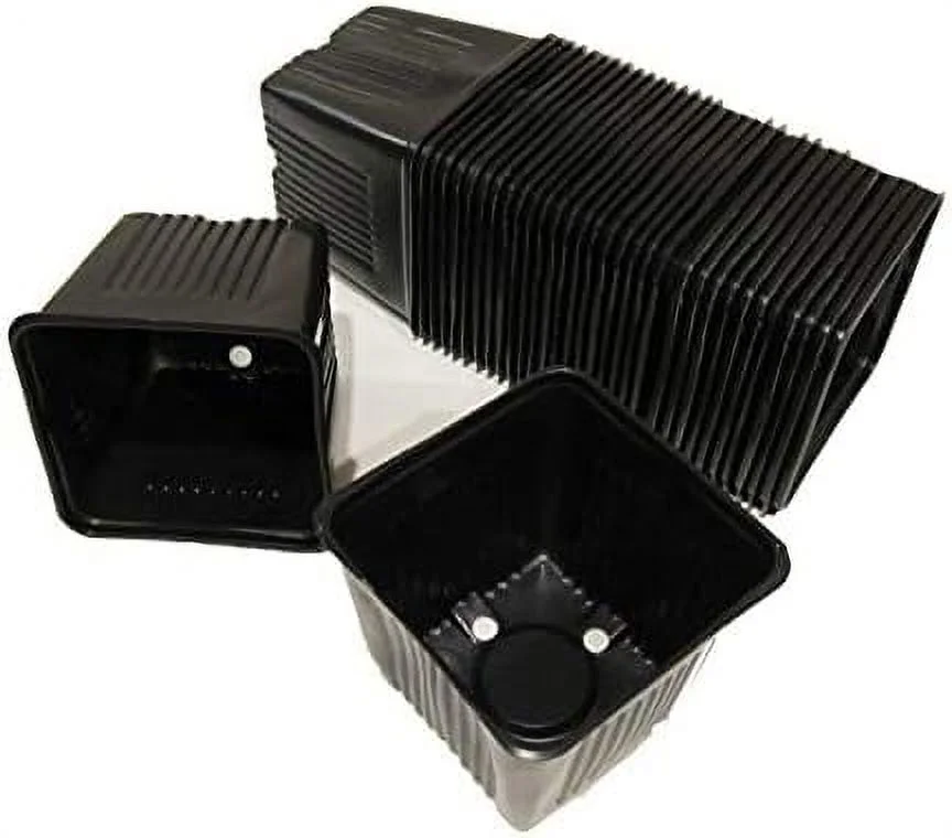 Durapot Square Plastic Nursery Pots, 4