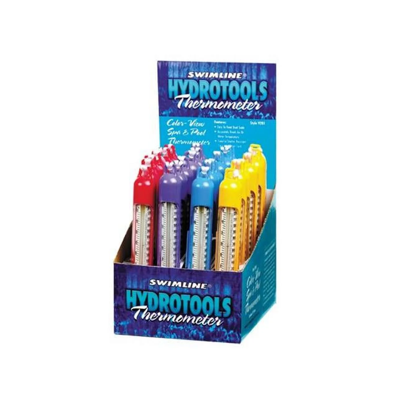 International Leisure Products 9201SL Swimline Color View Tube Thermometers