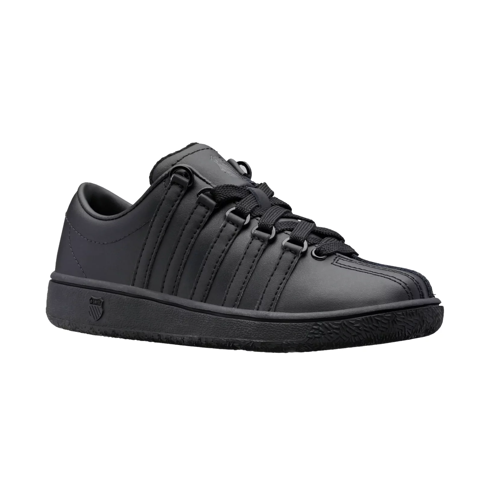 K-Swiss Preschool Low Classic LX Shoes Black/Black 57161-001-M Size 12