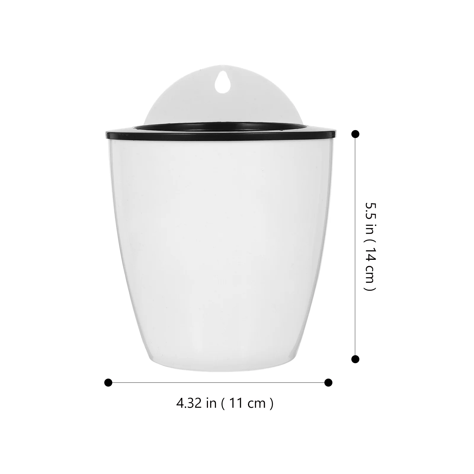 Pots for Plants Indoor 7 Pcs Self Watering Flowerpot Plastic