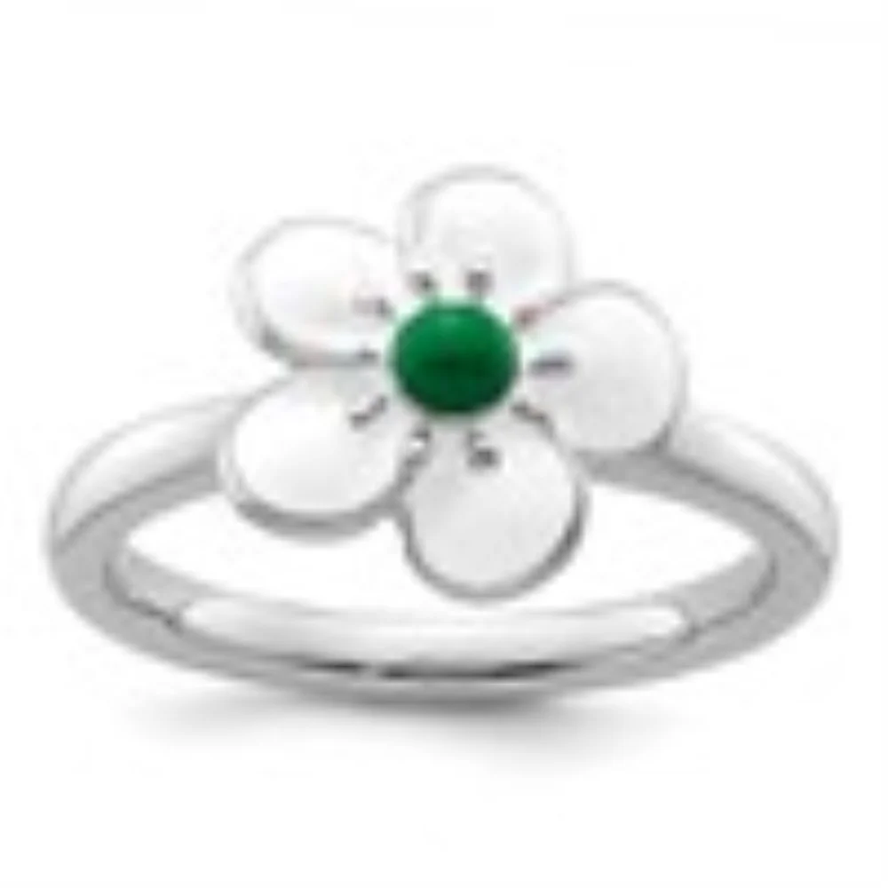 Auriga Fine Jewelry 925 Sterling Silver Hawthorn Ring for Women Size 10