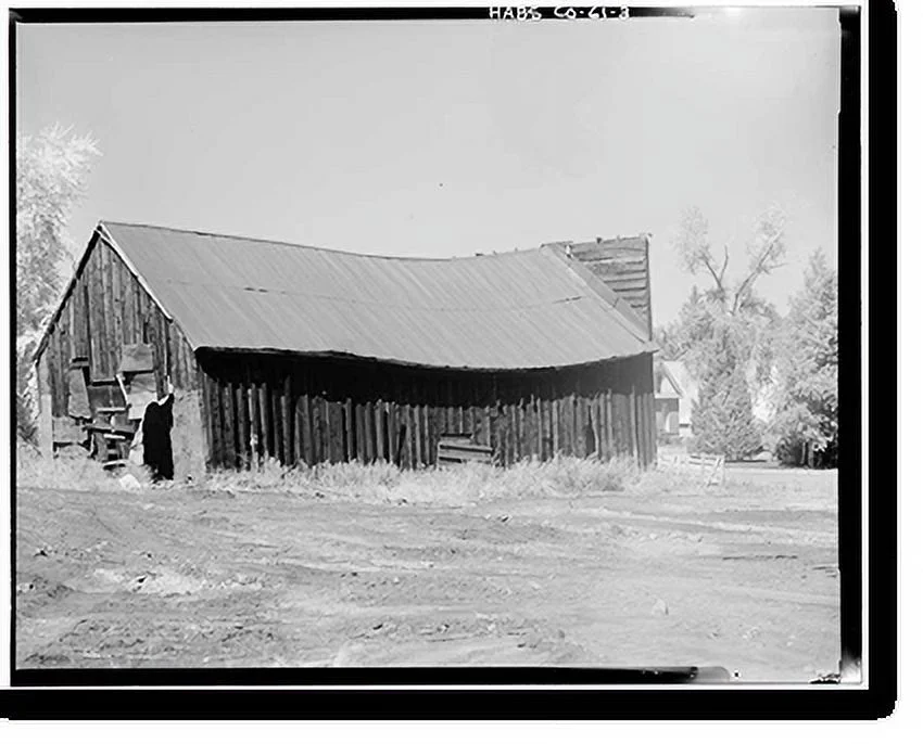 Historic Framed Print, Aspen Lumber Company Building, 100 West Cooper Street, Aspen, Pitkin County, CO - 3, 17-7/8