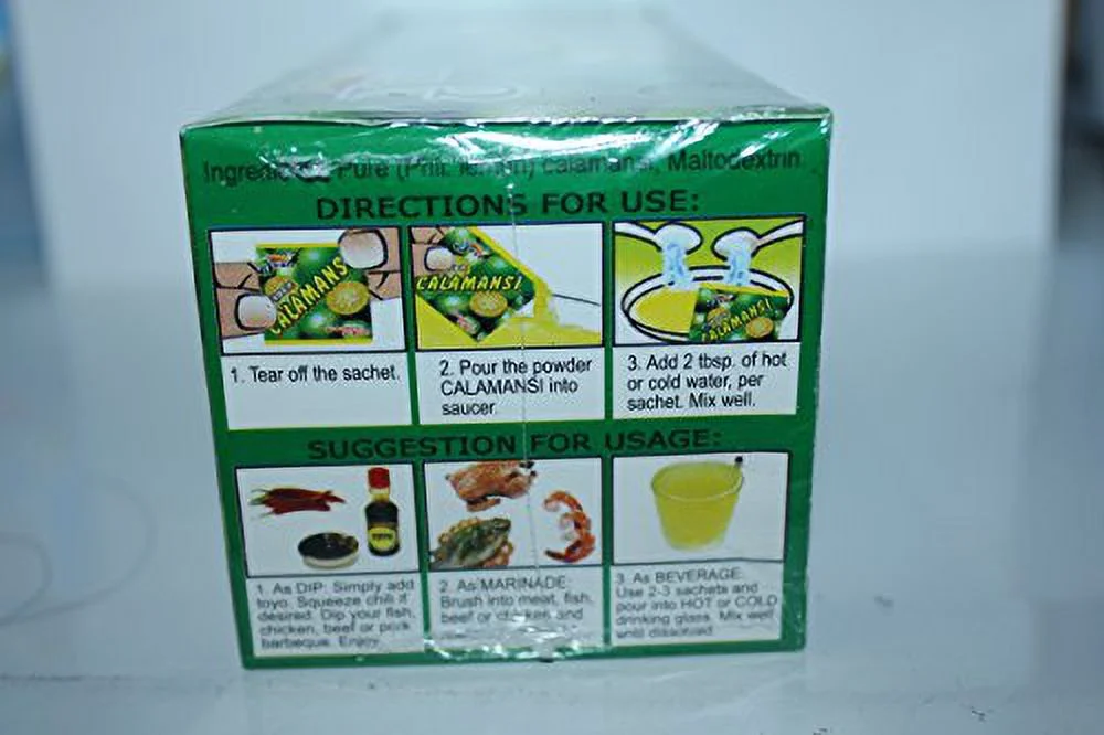 Powder Calamansi  Lemon 48 Sachets In A Pack Net Wt. 96G