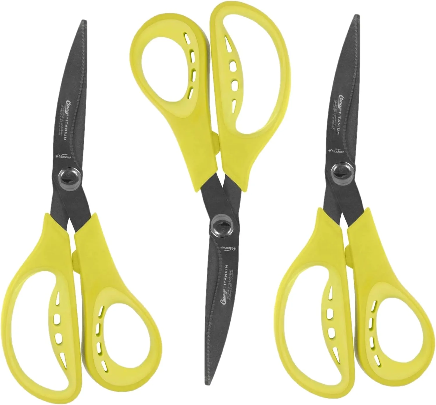 Clauss 18484 Airshoc Titanium Non Stick Garden Shear, Green (3)