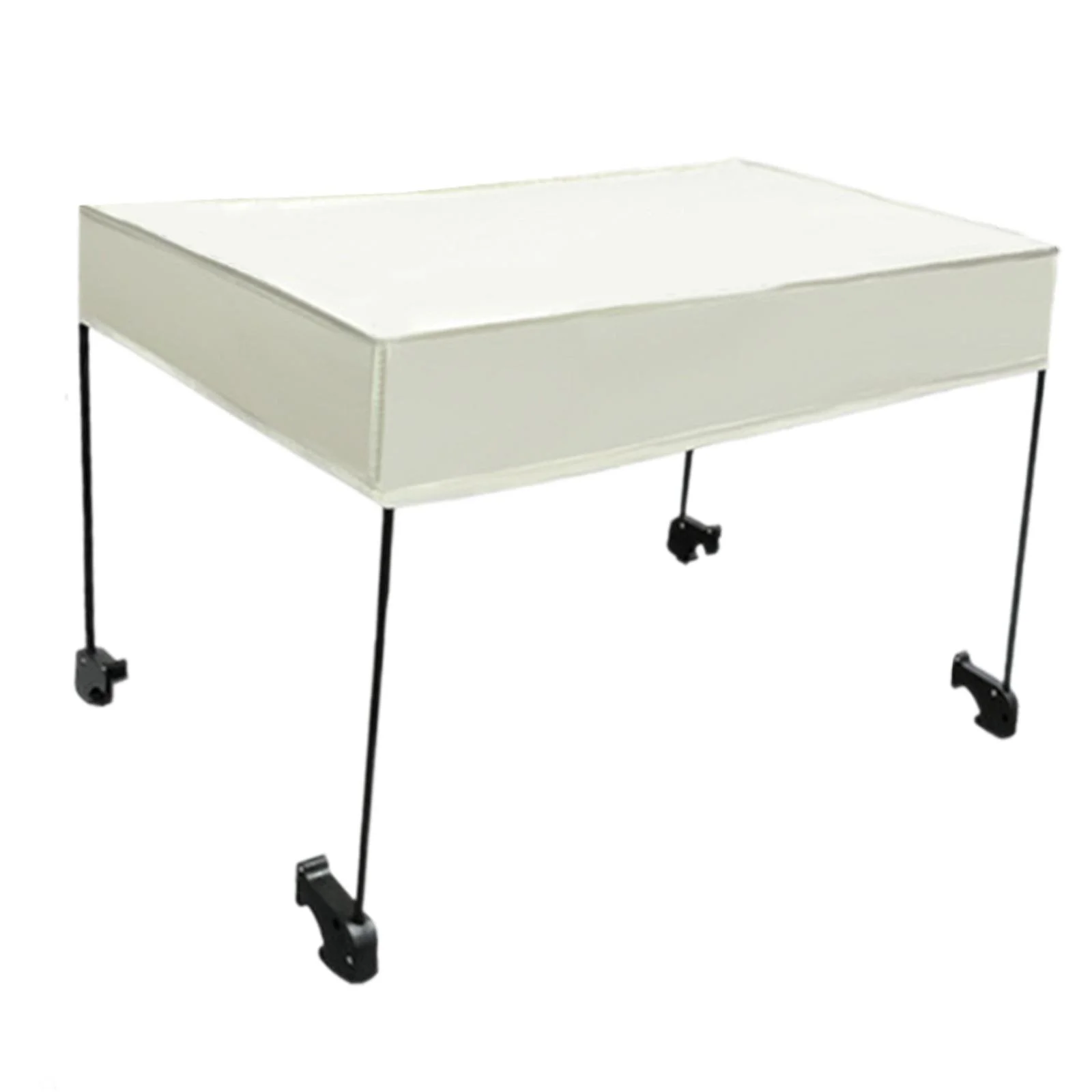 simhoa Removable Awning Canopy Trolley Cart Canopy with Rods Replacement Wagon Sun Cover for Garden Camping Folded Cart Picnic M and Beige