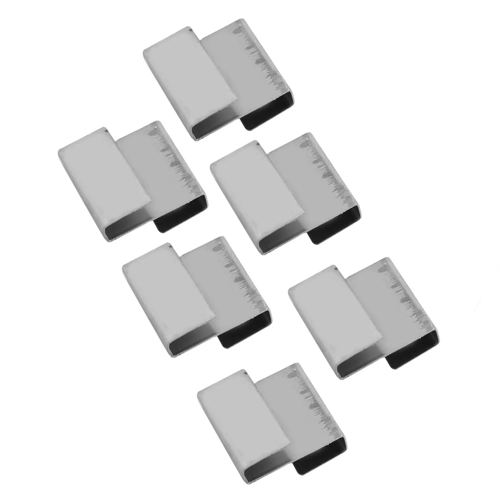 50pcs Glass Clamp Practical Stainless Steel Greenhouse Overlap S Clips Durable Glass Frame Fixing Clamp