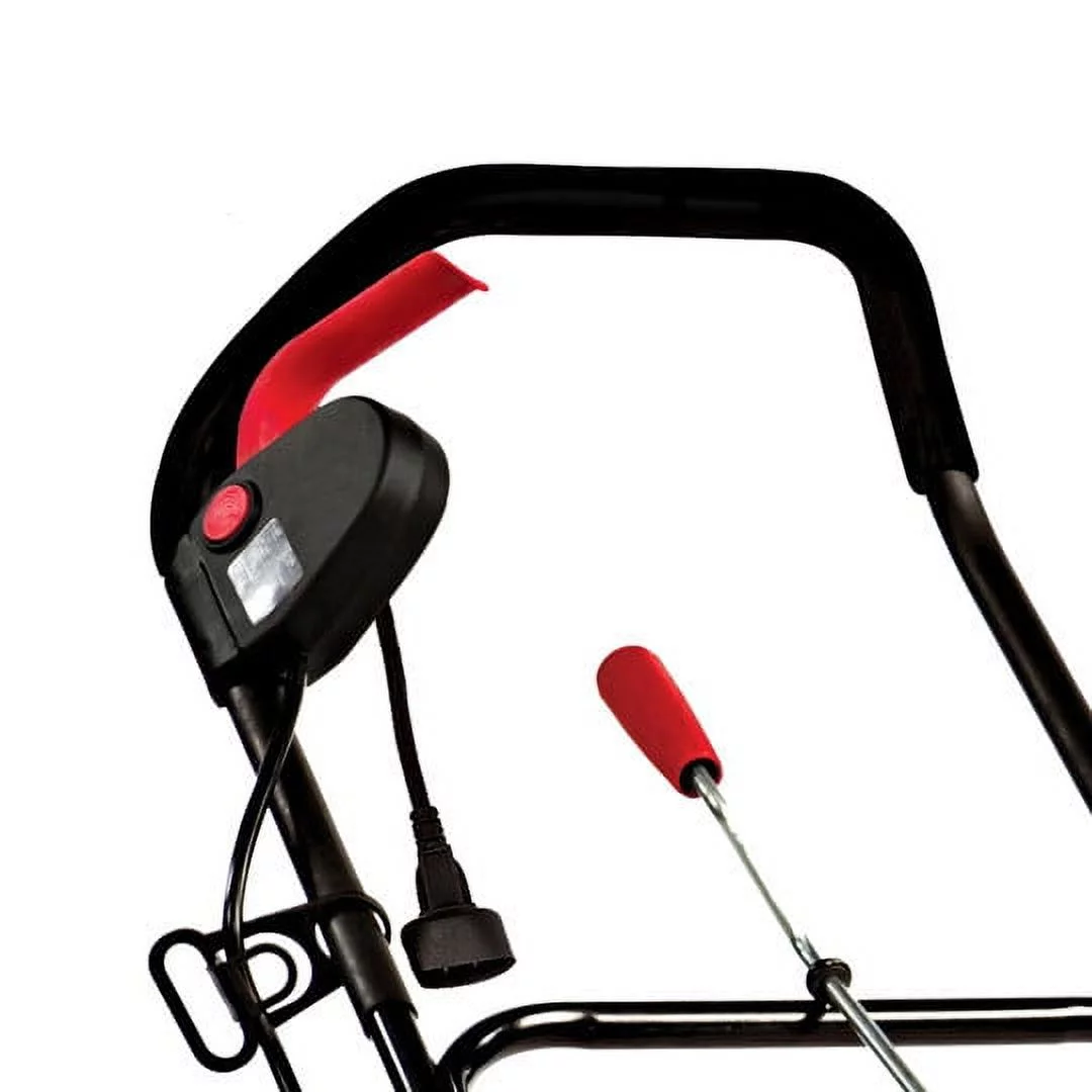 Snow Joe SJM988 Electric Single Stage Snow Thrower | 18-Inch | 13.5 Amp Motor | Headlights (Red)