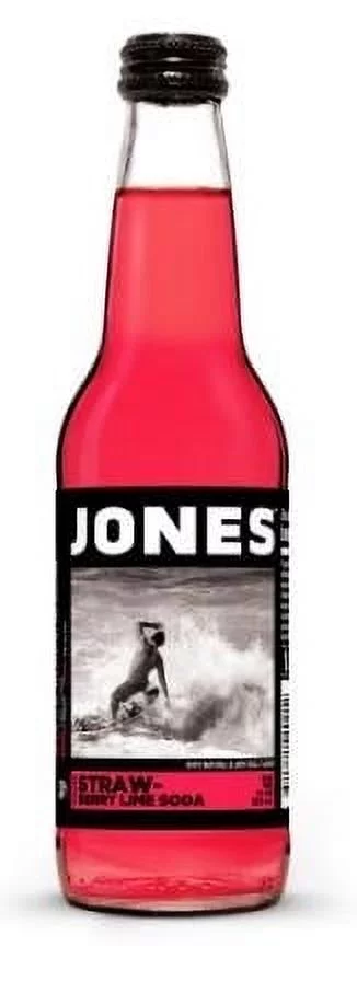 Jones Strawberry Lime Soda, 12 Fl. Oz.