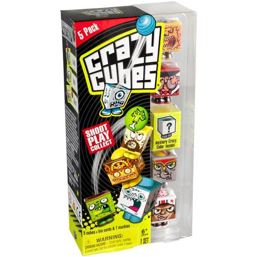 Crazy Cubes, Circus Theme, Set of 5