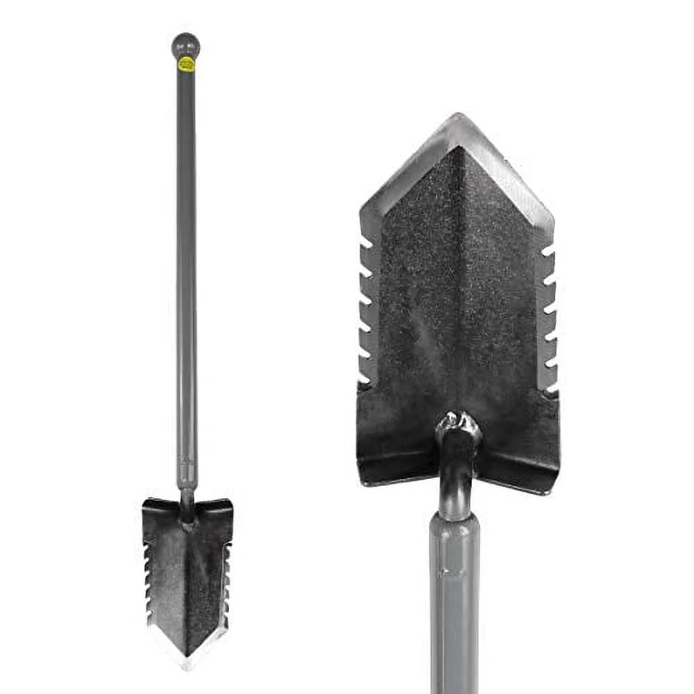 Sampson Handle Shovel With Double Serrated Blade
