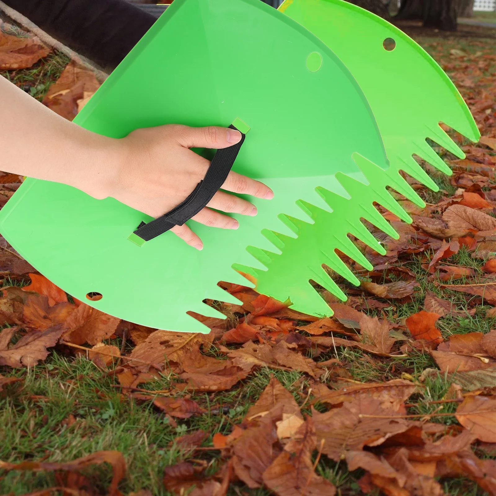 Household Plastic Rake Leaf Rake Garden Cleaning Tools Horticultural Rake