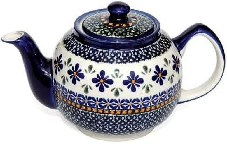 Polish  Mosaic Flower Medium Teapot