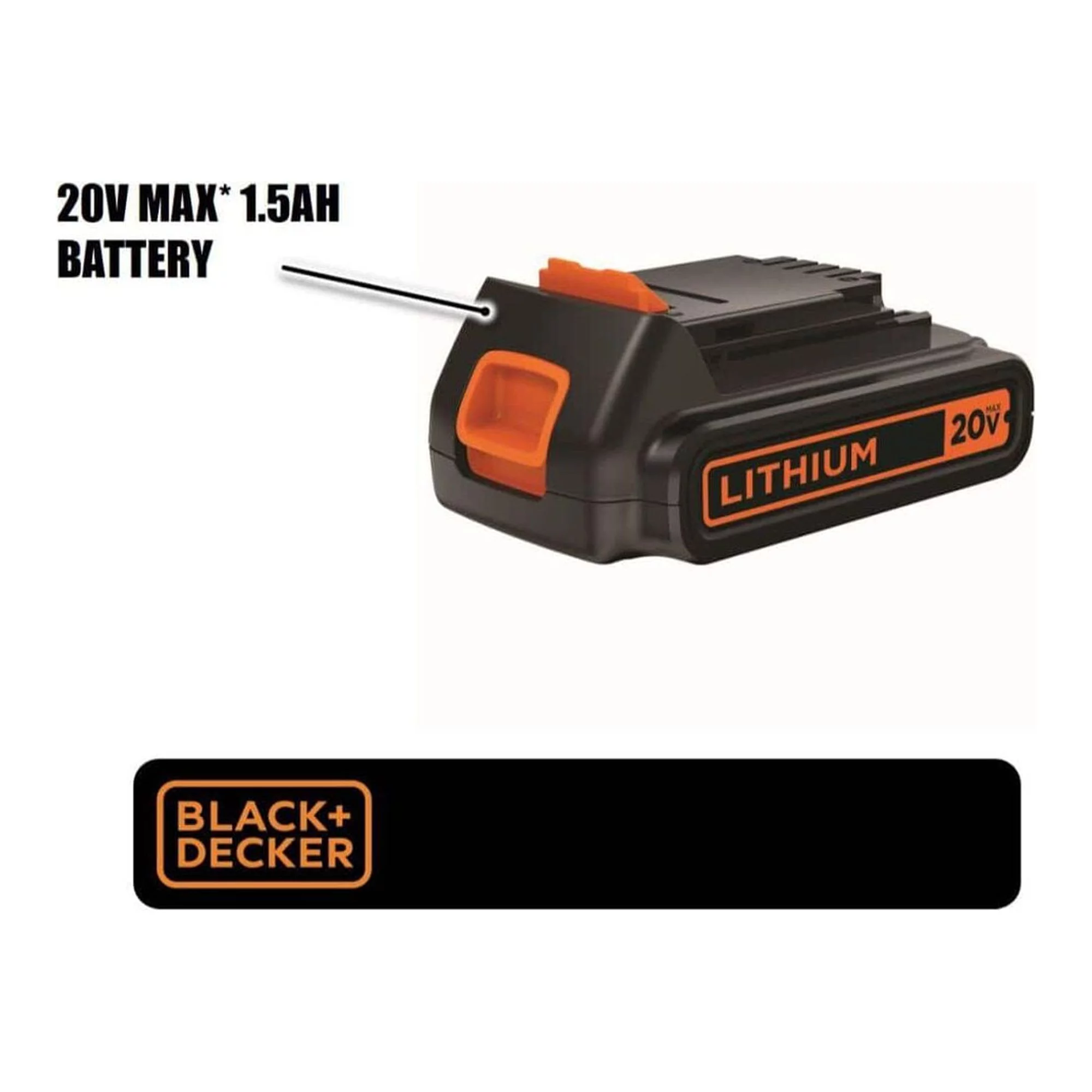 BLACK+DECKER LBXR20CK 20V Battery + Cup Charger