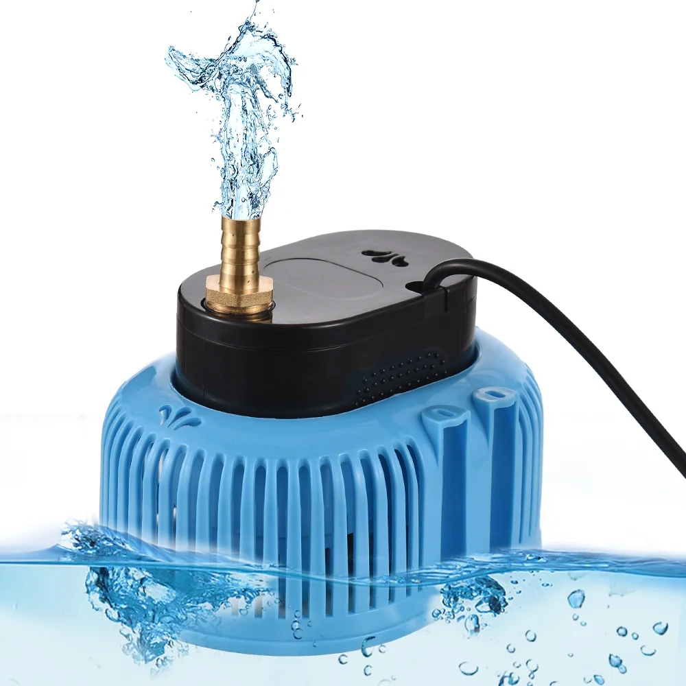 Aibecy Swimming Pool Water Removal Pump, Above Ground Submersible Sump Pump 75W 2000L/H with 16ft Drainage Hose