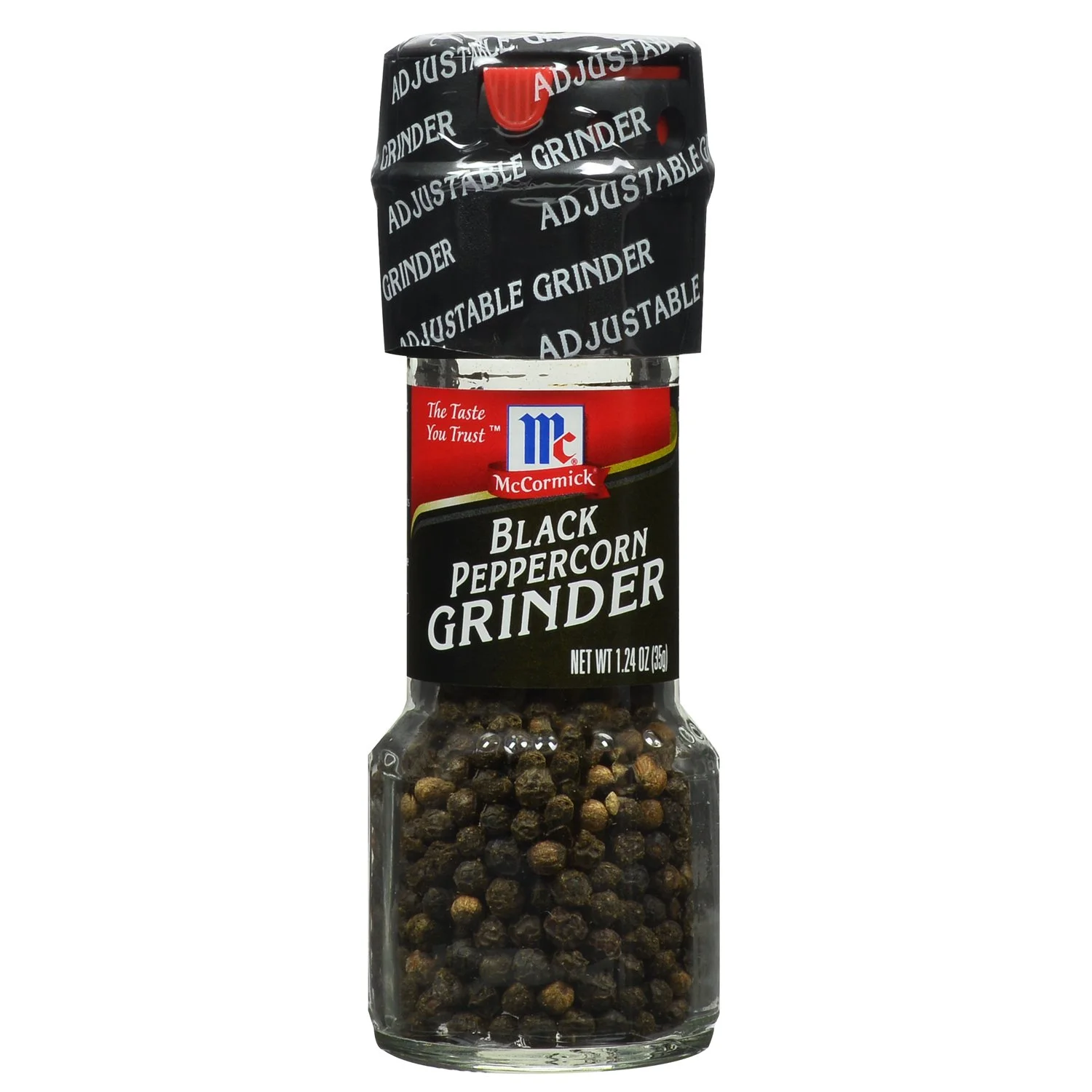 McCormick Culinary Black Peppercorn Grinder, 1.24 oz