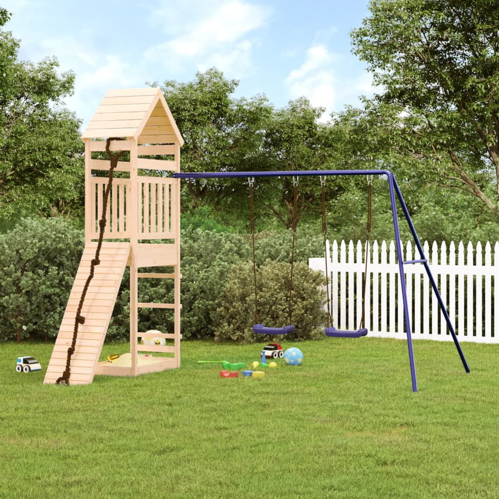 Anself Playset Solid Wood Pine