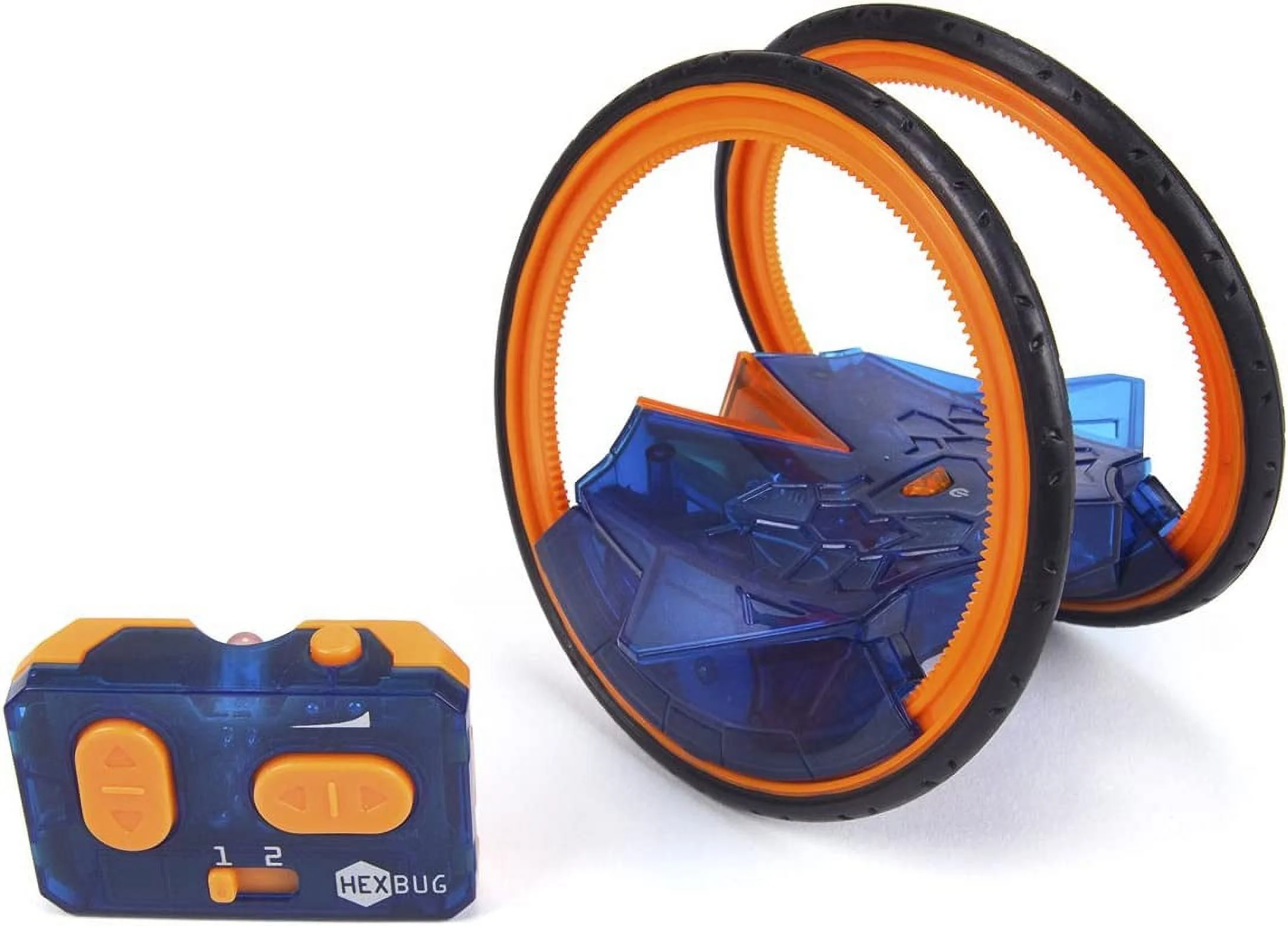 HEXBUG Ring Racer, Self-Stabilizing Rechargeable Remote Control Robot Toy, Aged 8+ (Colors May Vary)