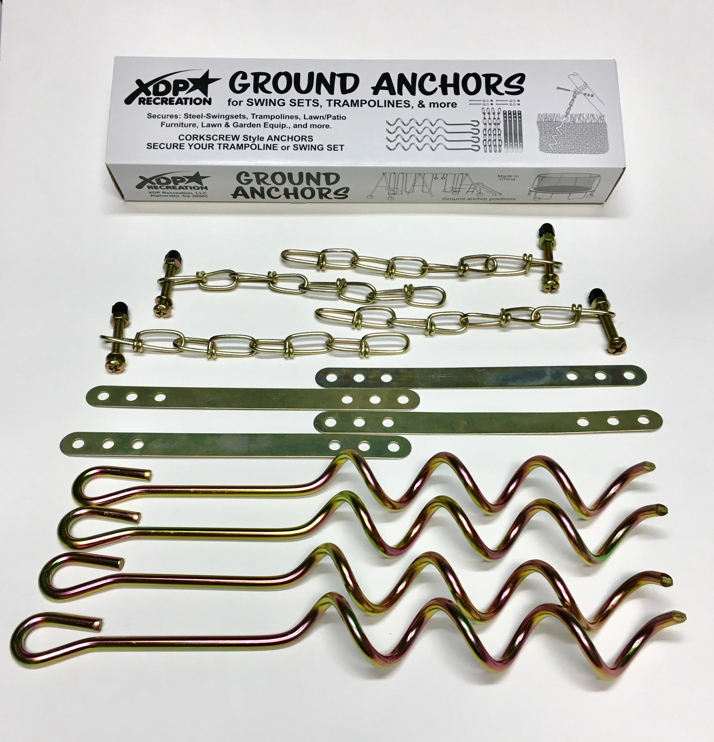 XDP Recreation Ground Anchor Kit Swing Set Accessory