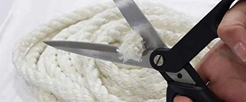 Ascend Tools Heavy Duty Big Bow Re-sharpenable Bent All-Purpose Industrial Utility Shears | 11-3/8 inch and 9-3/4 inch (Medium)