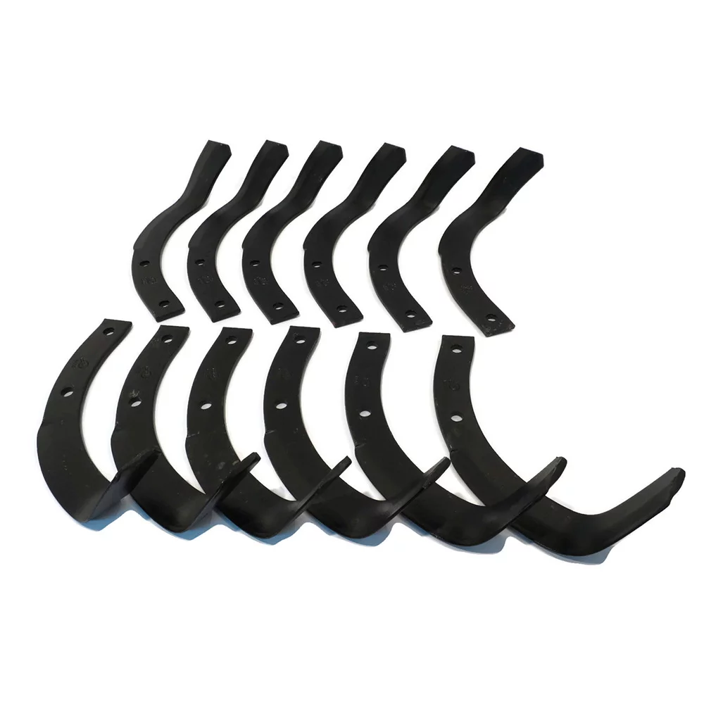 RAParts New Tiller Tine Set Fits Honda 72461-723-700 72465-723-700 RotoTiller Cultivator