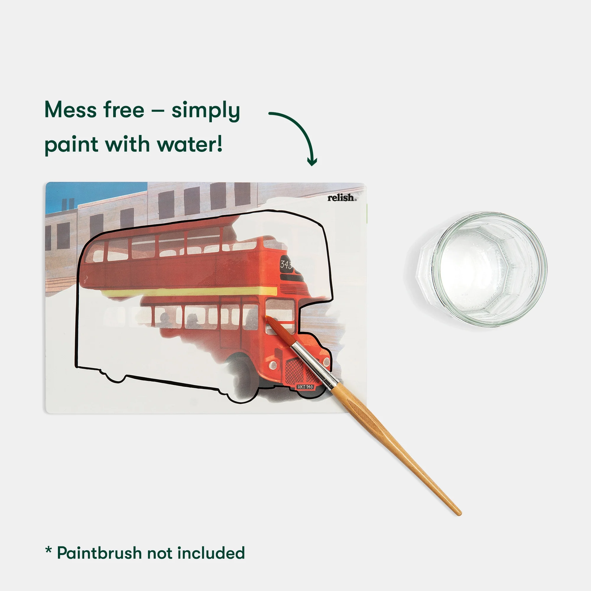 Relish Classic Vehicles Aquapaint Water Painting Pack – Alzheimer’s Products & Dementia Activities, Toys & Aids for Seniors